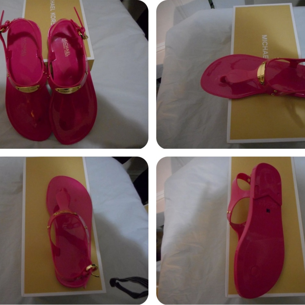 Michael Kors pink gel sandal - Picture 6 of 6